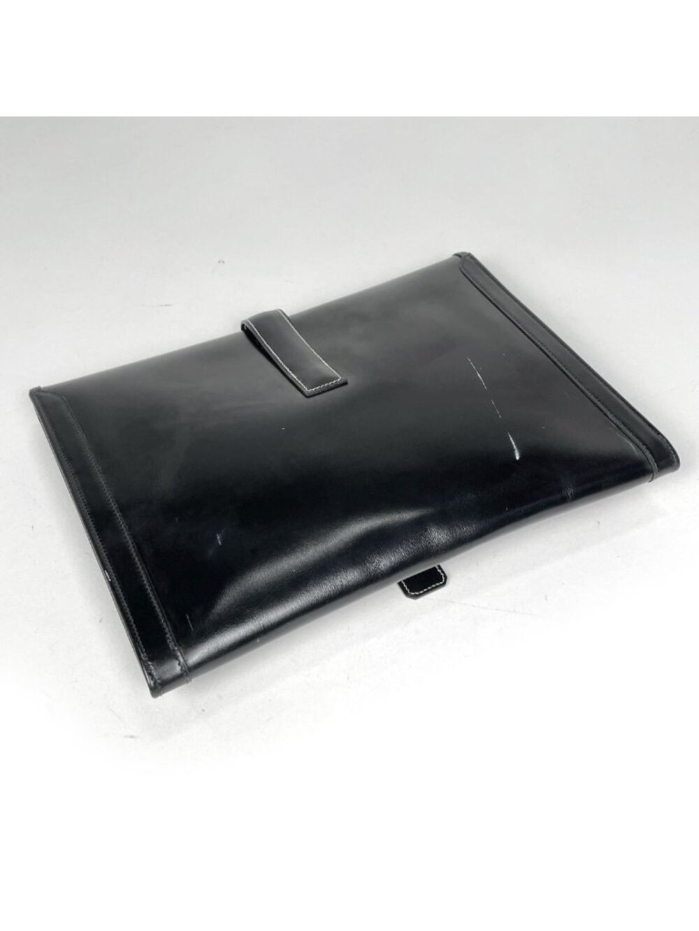 Hermes Gije GM Clutch Box Calf Black - Picture 2 of 7